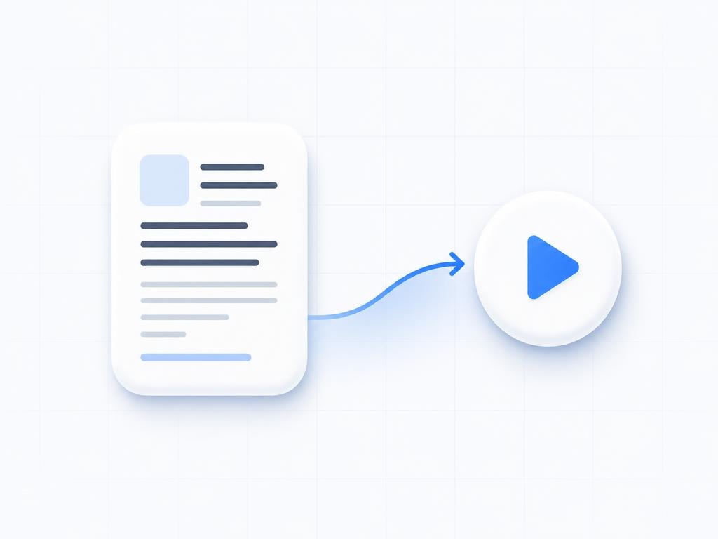 AI swiftly turning articles into attractive videos