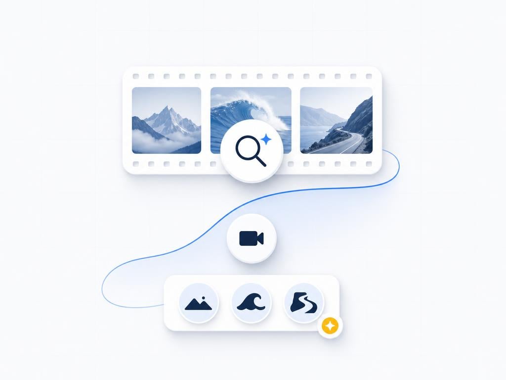 Access a rich library of media assets for presentation videos