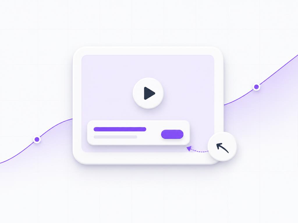 Videó outro animált cselekvésre ösztönző elemekkel