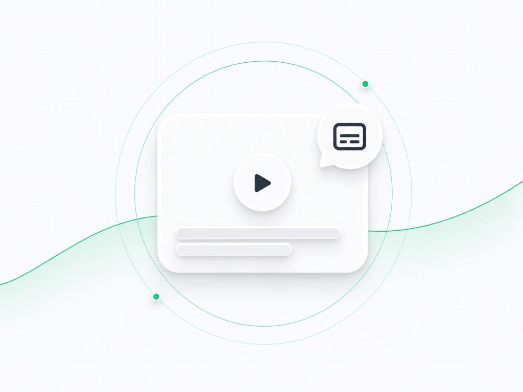 Vertical video captions